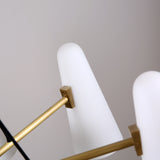 Bianco Chandelier 8 Lights Brass