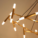 Patrick Chandelier 20 Lights Brass