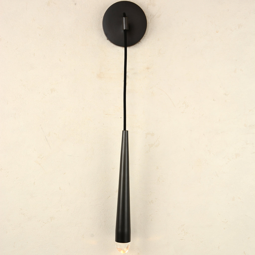 Arrow Crystal Wall Sconce Bronze
