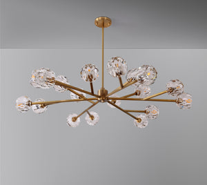 Balle Be Crystal Round Chandelier 48"