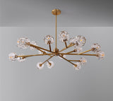 Balle Be Crystal Round Chandelier 48"