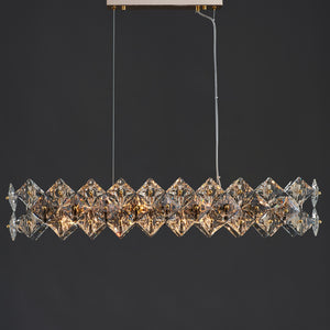 Scale Crystal Linear Chandelier 4 Lights
