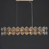 Scale Crystal Linear Chandelier 4 Lights