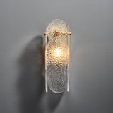 Ice Sculpture Glass Wall Sconce