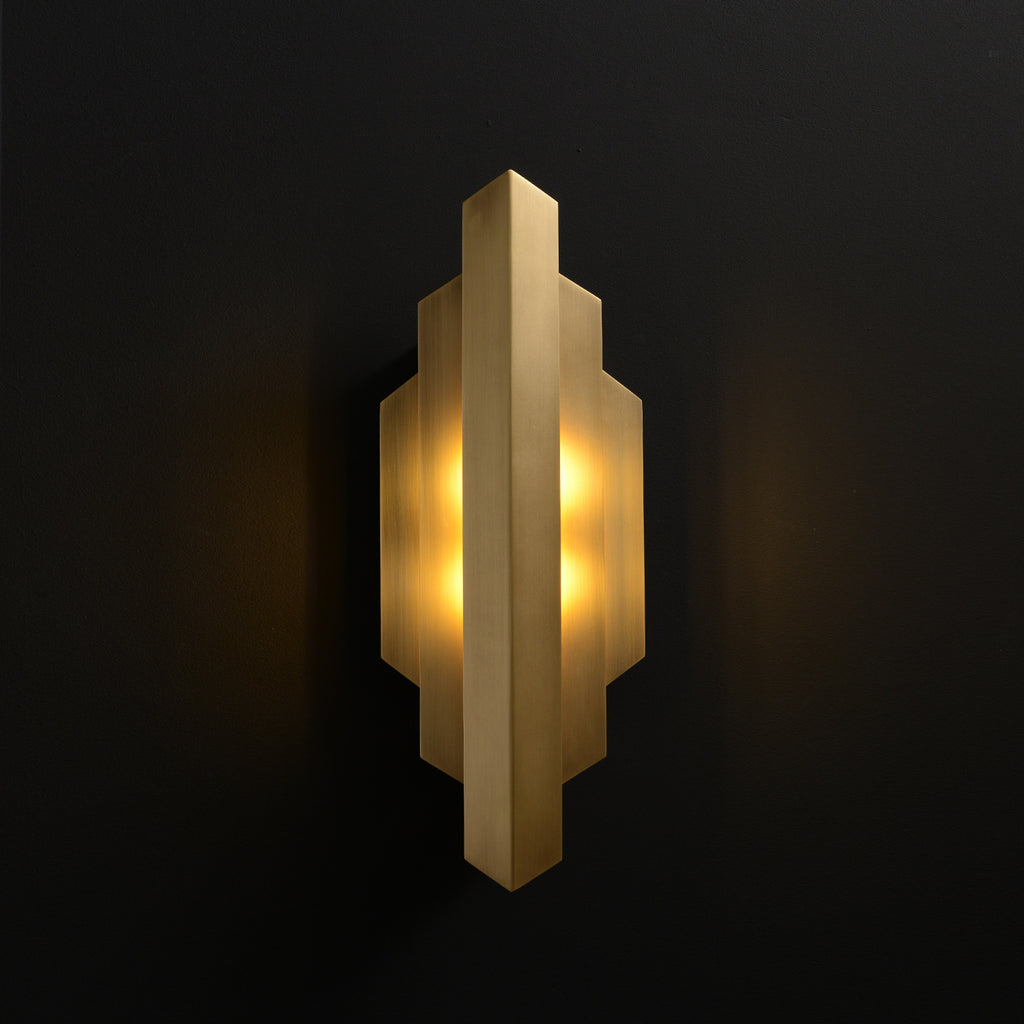Luker Wall Sconce Brass