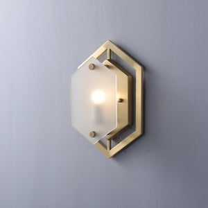 Hexagon Wall Sconce