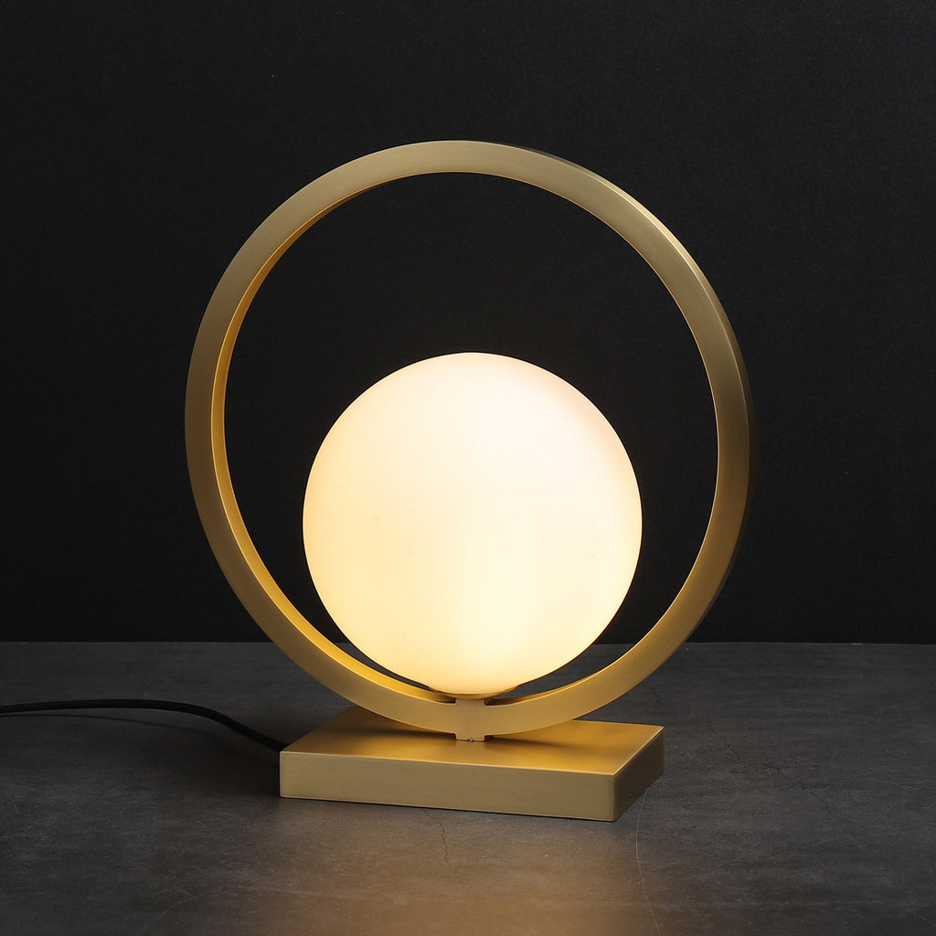 Lunar-I Table Lamp Brass