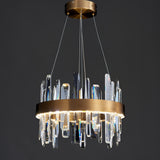 Tiffany-2 Crystal Round Chandelier 16"