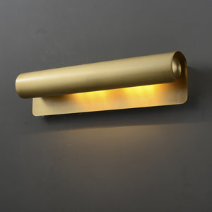 Scroll-III Wall Sconce Brass