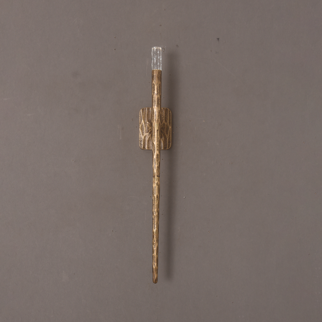 Mace Brass Wall Sconce