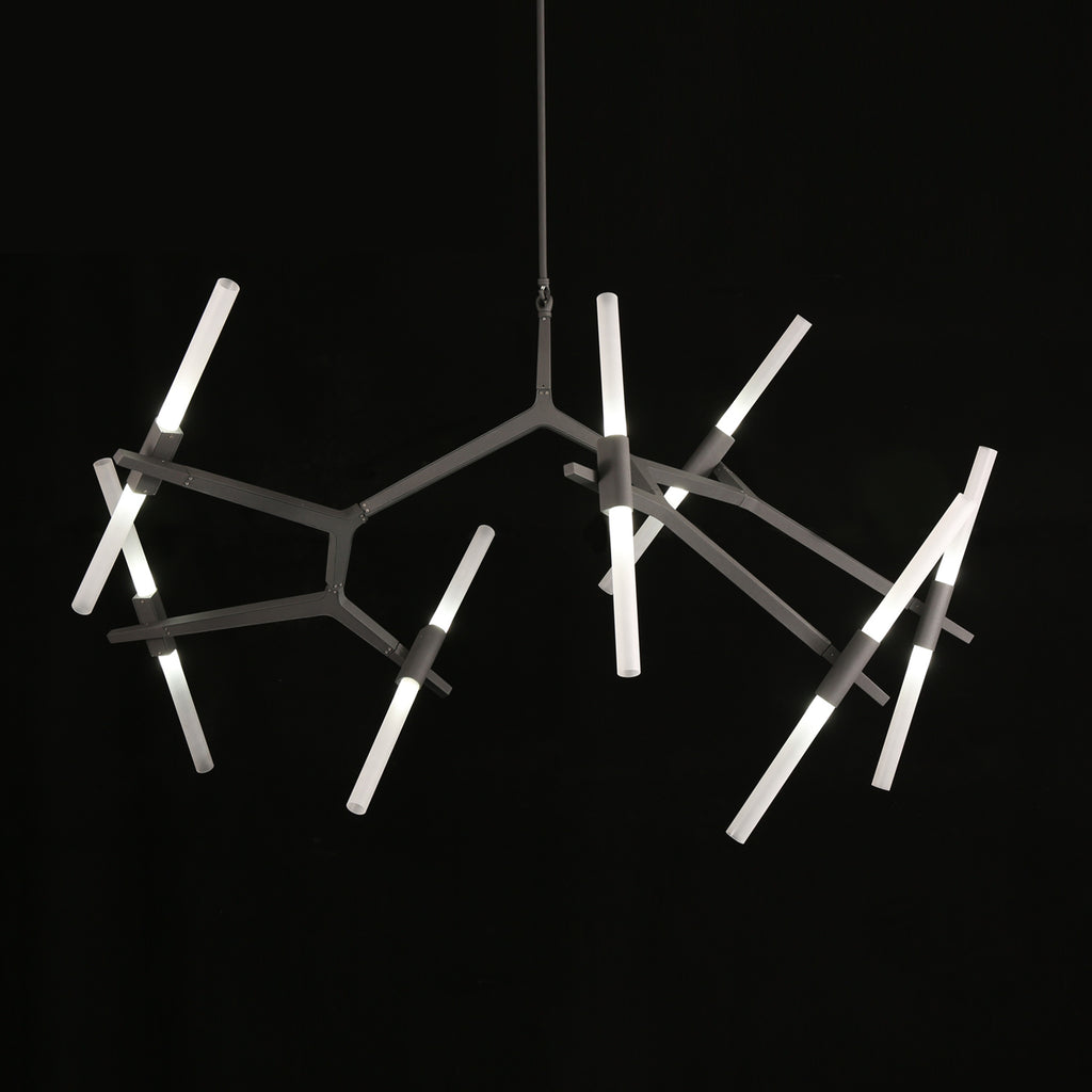 Alice Chandelier 14 Lights Grey