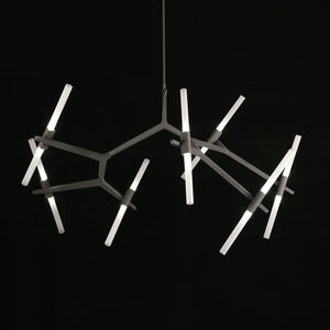 Alice Chandelier 14 Lights Grey