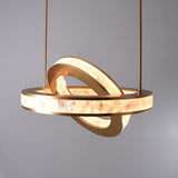 Clayten Rock Crystal Pendant Brass