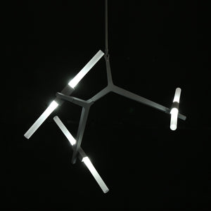Alice Chandelier 6 Lights Grey
