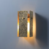 Bark Wall Sconce Brass