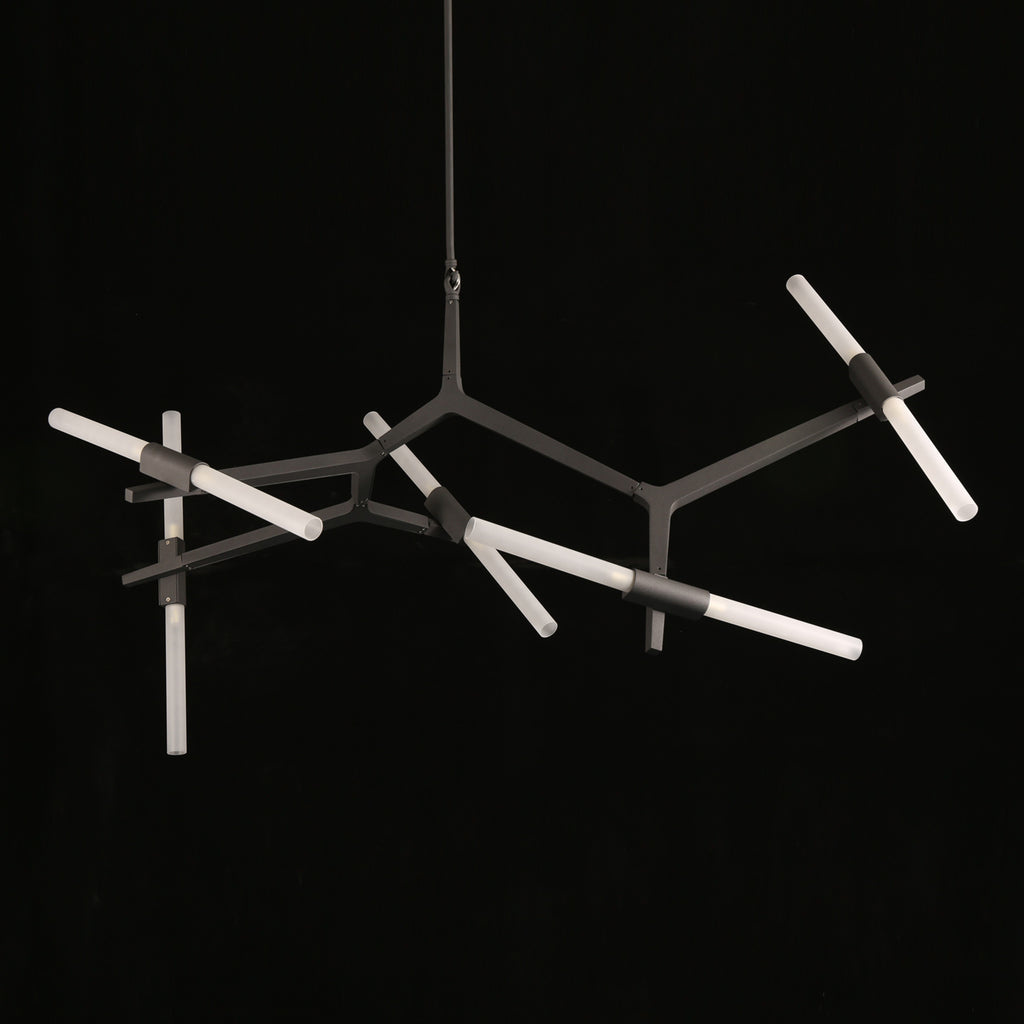 Alice Chandelier 10 Lights Grey