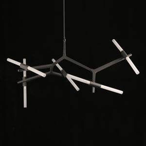 Alice Chandelier 10 Lights Grey