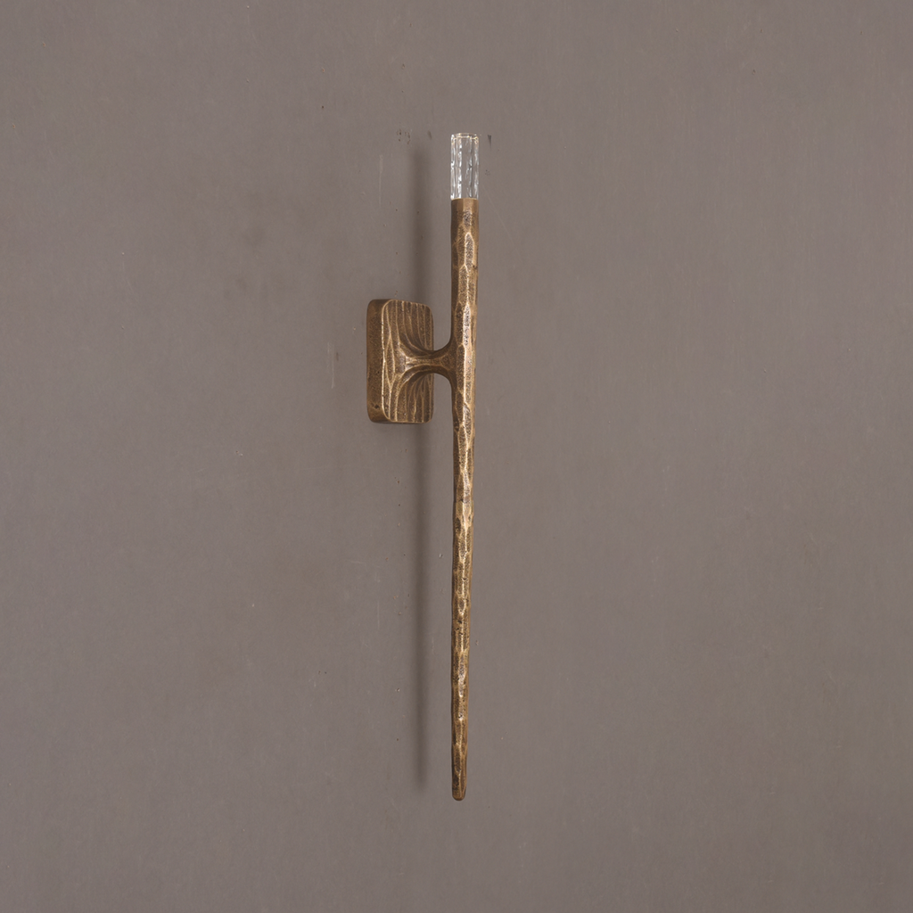 Mace Brass Wall Sconce