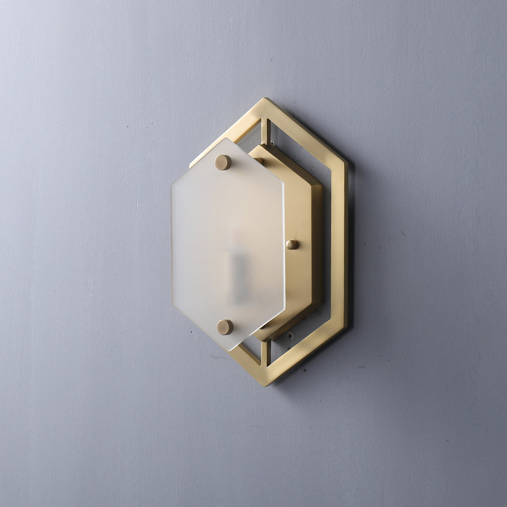 Hexagon Wall Sconce