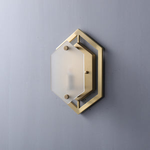 Hexagon Wall Sconce
