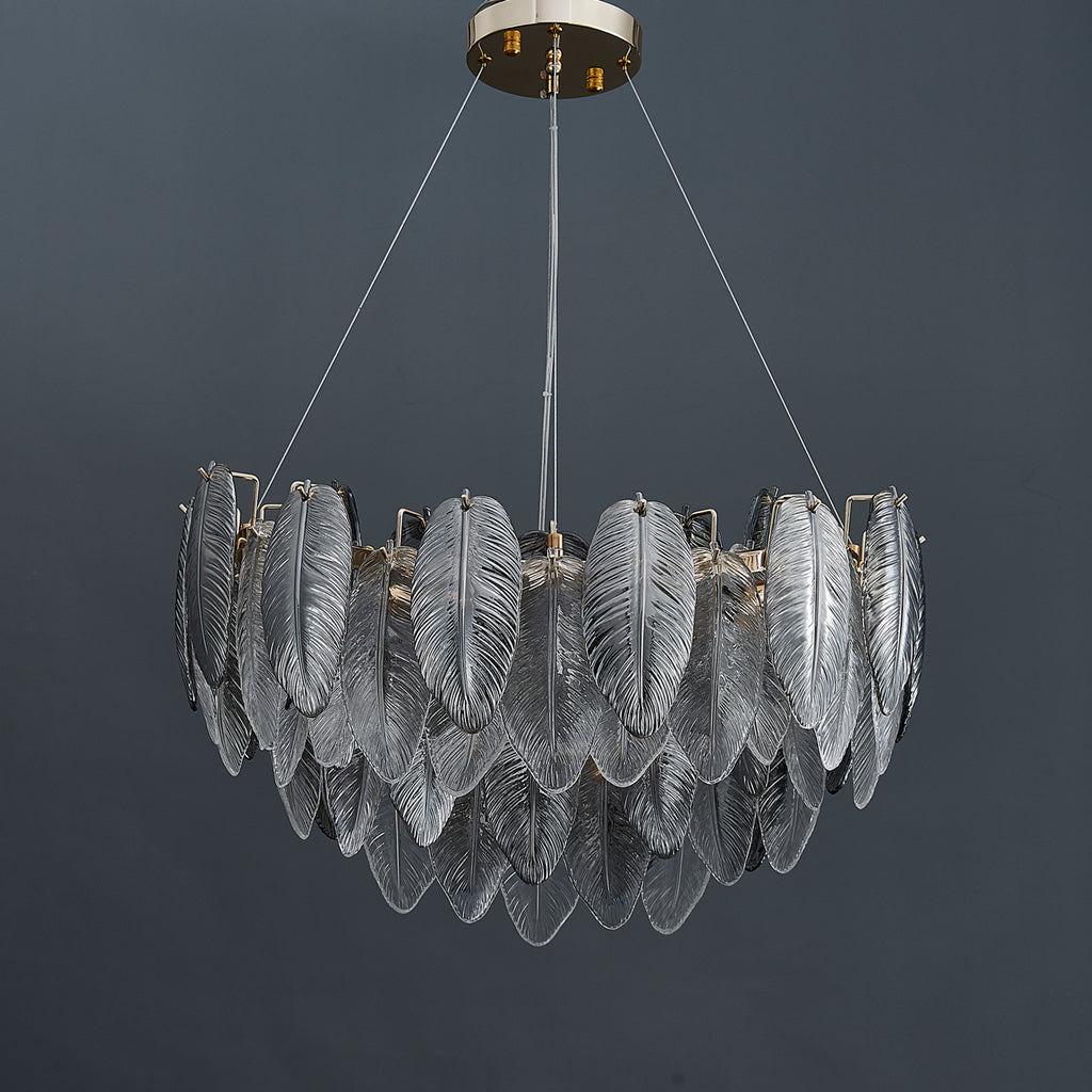 Llona Contemporary 6-Light Plume Chandelier