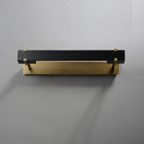 Black Rectangular Box Wall Sconce