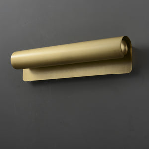 Scroll-III Wall Sconce Brass