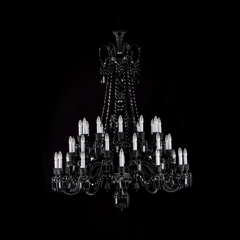 Le cygne noir de Cristal Chandelier