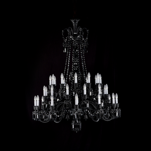 Le cygne noir de Cristal Chandelier