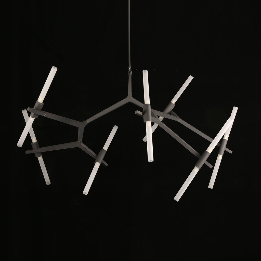 Alice Chandelier 14 Lights Grey