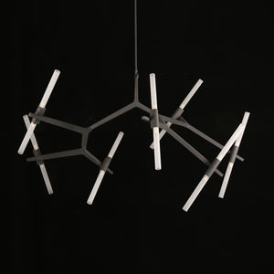 Alice Chandelier 14 Lights Grey