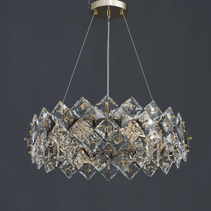 Scale Crystal Round Chandelier 6 Lights
