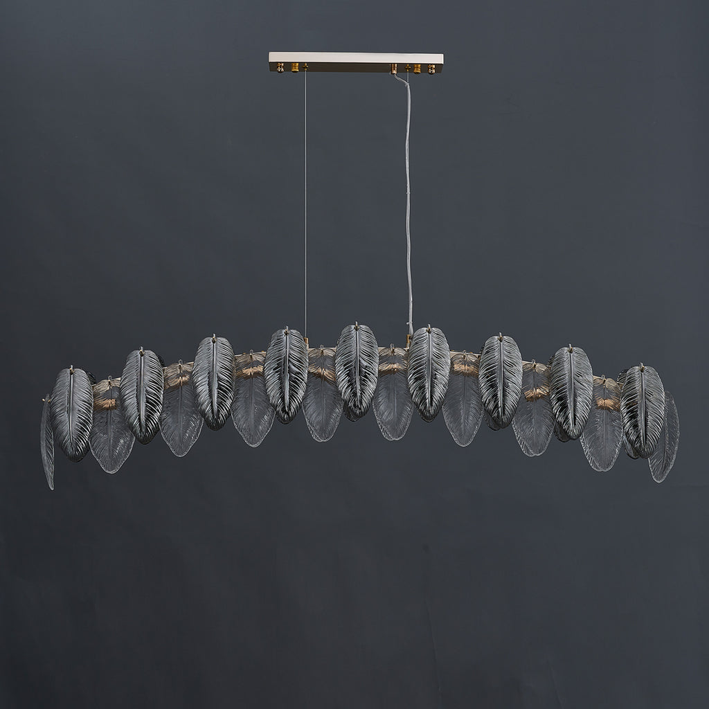 Llona Contemporary Plume Chandelier