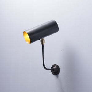 Adjustable Black Wall Sconce