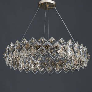Scale Crystal Round Chandelier 8 Lights