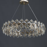 Scale Crystal Round Chandelier 8 Lights