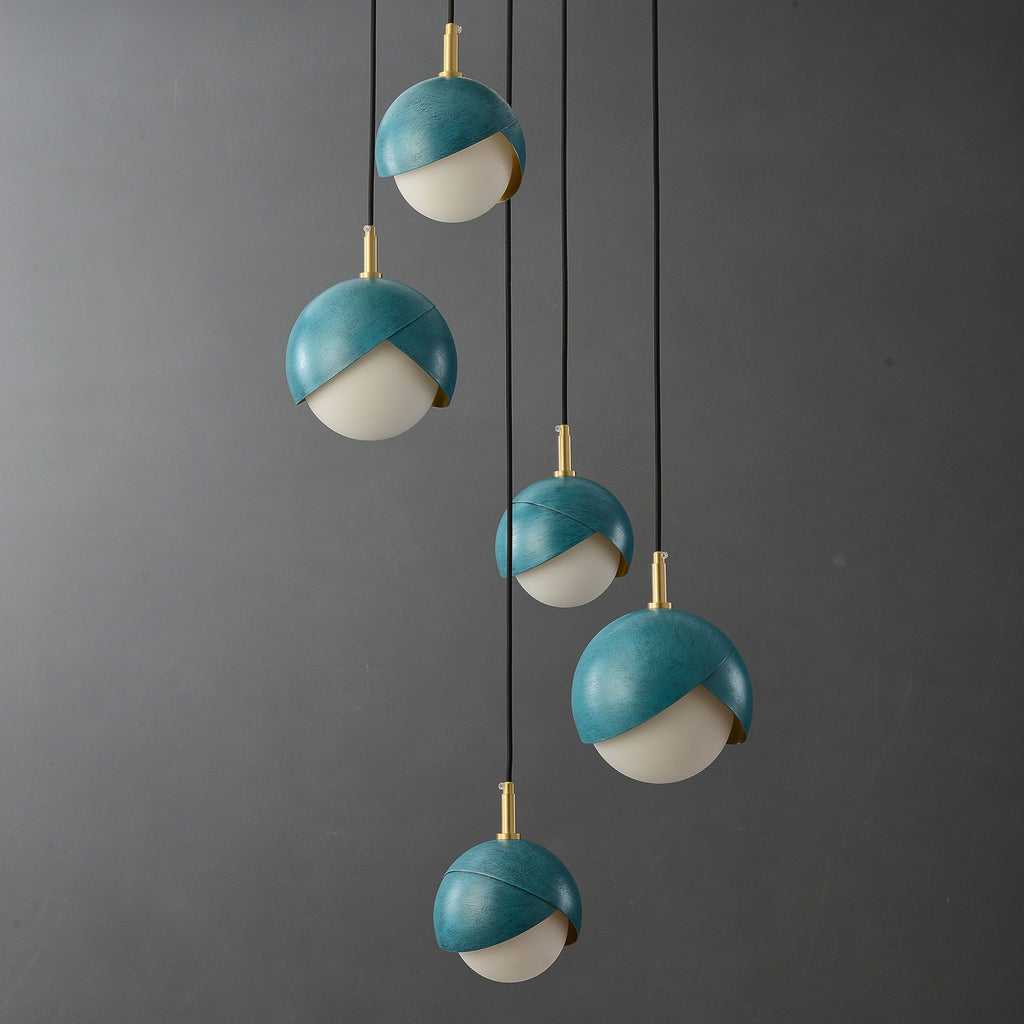 Tulip Brass Pendant