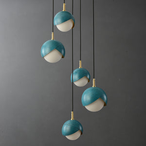Tulip Brass Pendant