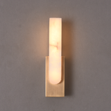 Nimbus Alabaster Brass Wall Sconce