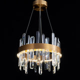 Tiffany-2 Crystal Round Chandelier 16"
