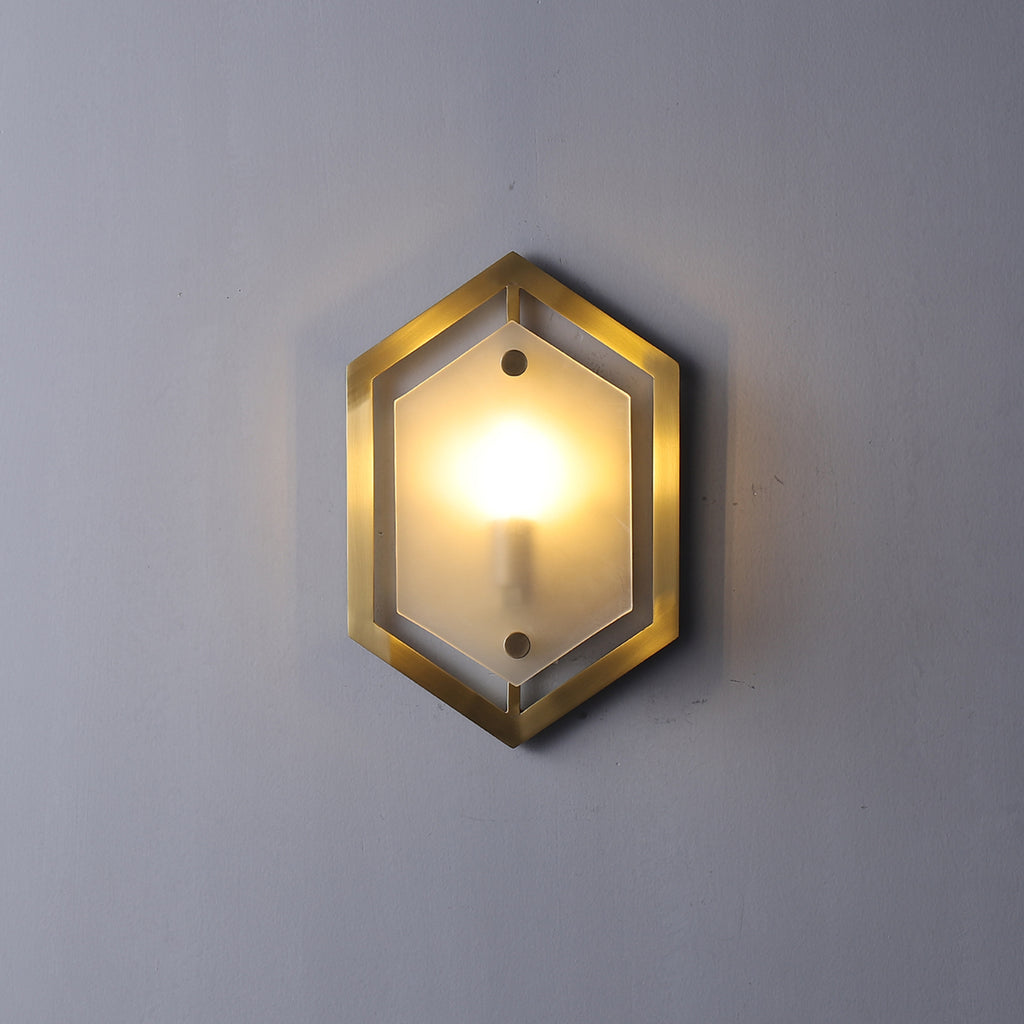 Hexagon Wall Sconce