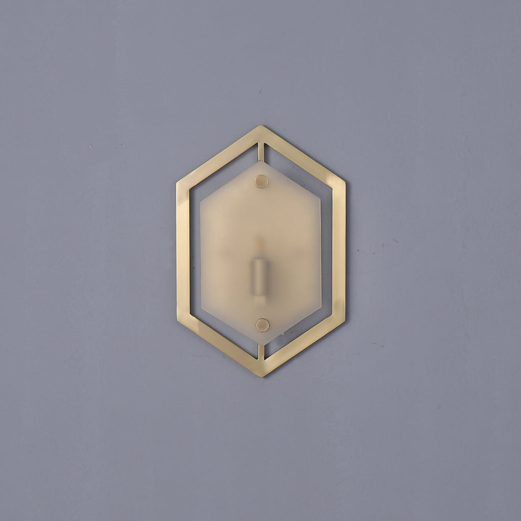 Hexagon Wall Sconce