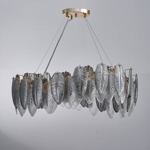 Llona Contemporary 8-Light Plume Chandelier
