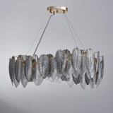 Llona Contemporary 8-Light Plume Chandelier