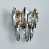Smoked Crystal Wall Sconce