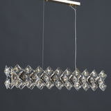 Scale Crystal Linear Chandelier 4 Lights