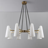 Bianco Chandelier 8 Lights Brass
