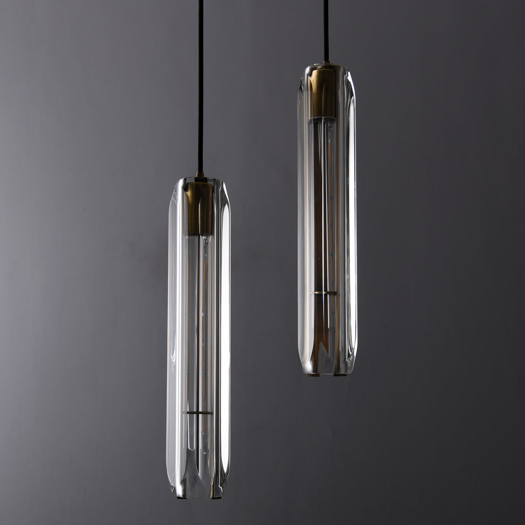 Charleen Double Pendant Brass