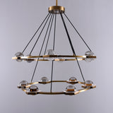 Ecaterina Two-tier Round Chandelier 38"