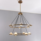 Ecaterina Two-tier Round Chandelier 38"